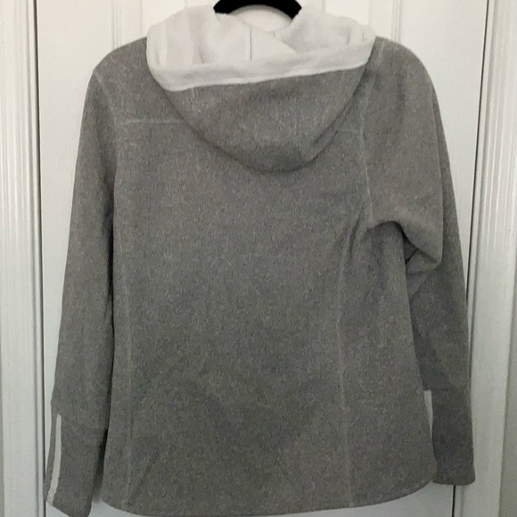 NORTH FACE WOMEN’S JACKET, Grey Heather fleece , size medium - Picture 5 of 9